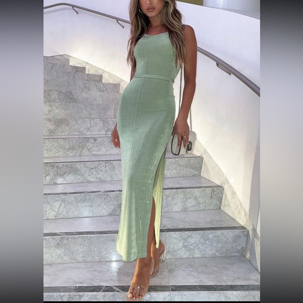 White Fox Easy Does It Maxi Dress